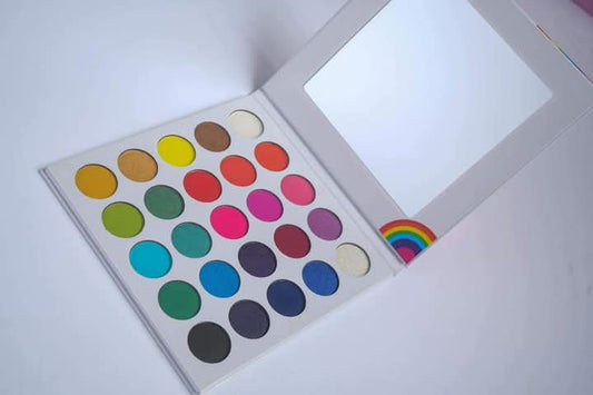 Rainbow eyeshadow palette